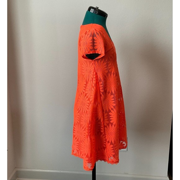 KIMCHI Blue Urban Outfitters Dress Daisy Lace Floral Lined Size‎ Small - Picture 2 of 8